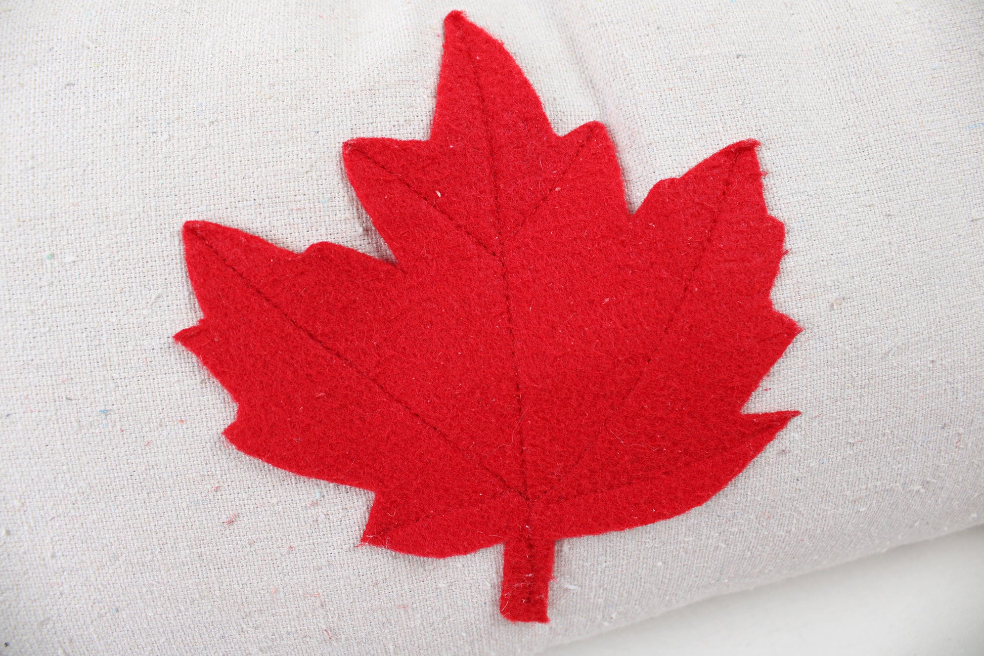 Canadian Flag Long Toss Pillow