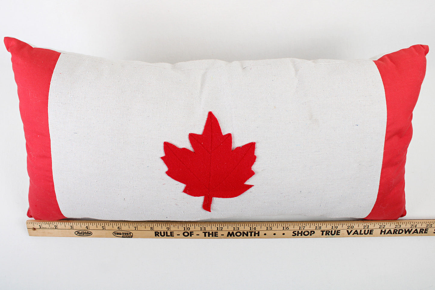 Canadian Flag Long Toss Pillow