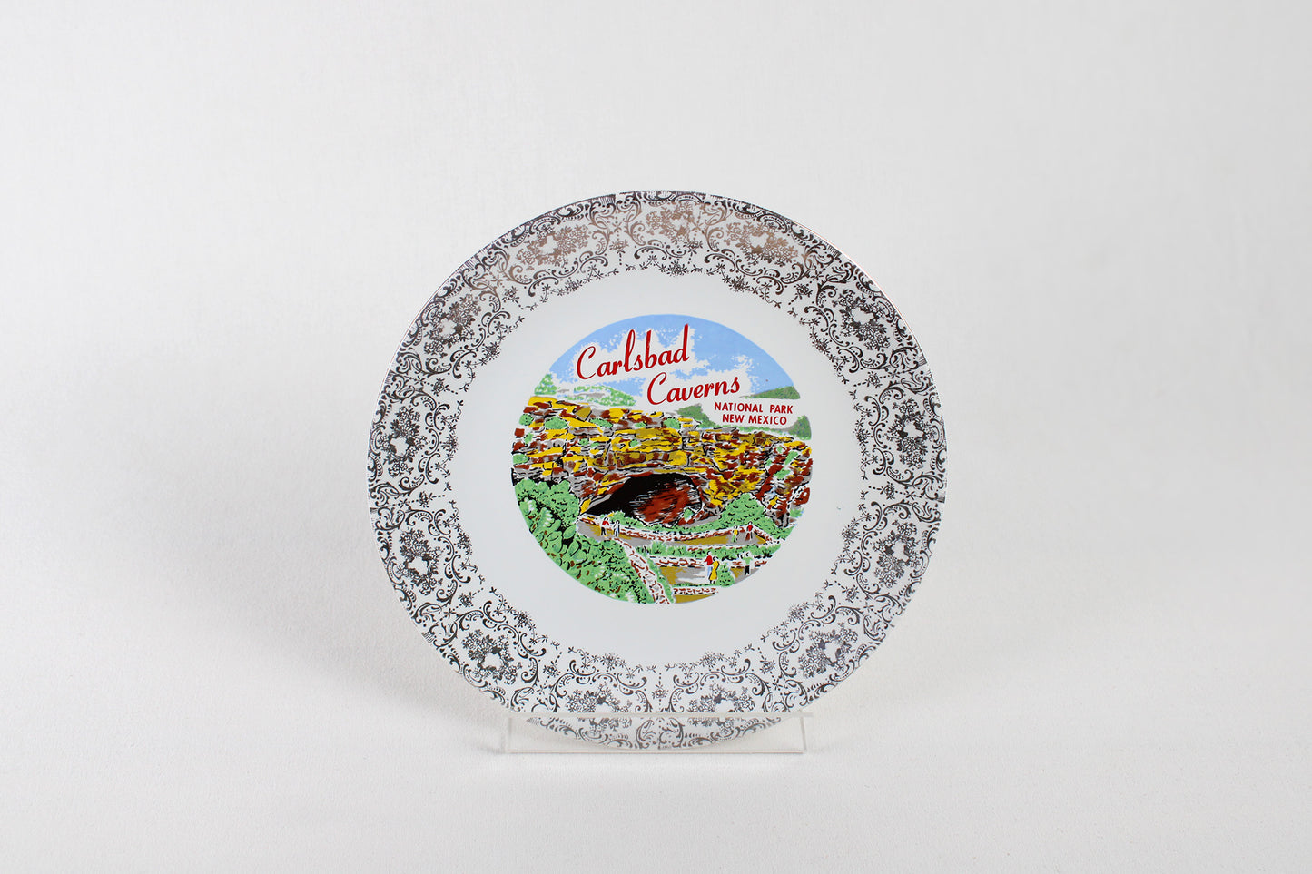 Carlsbad Caverns National Park, New Mexico, Souvenir Dinner Plate
