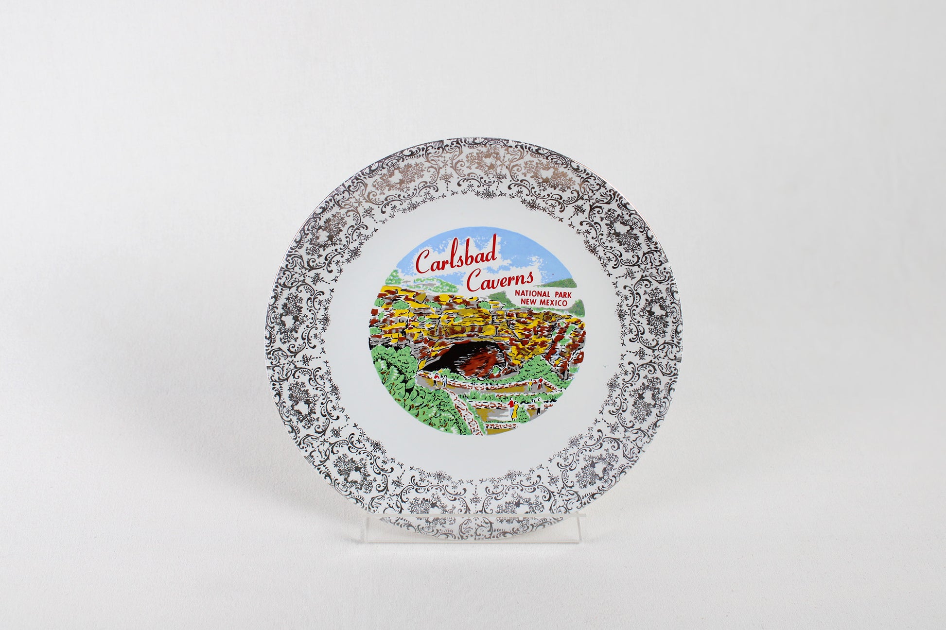 Carlsbad Caverns National Park, New Mexico, Souvenir Dinner Plate
