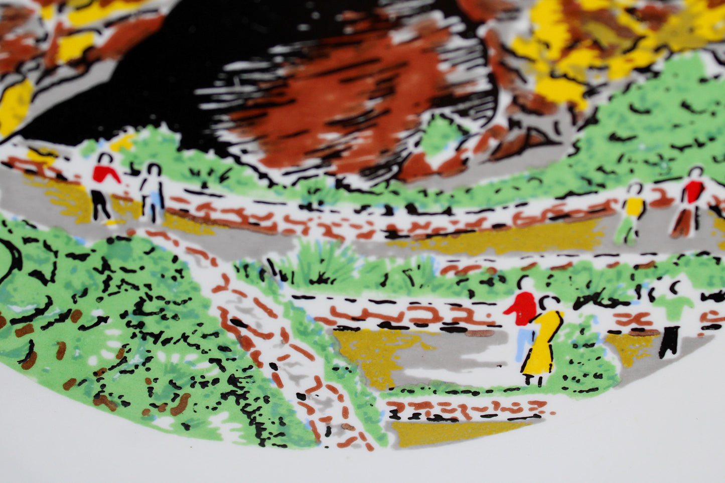 Carlsbad Caverns National Park, New Mexico, Souvenir Dinner Plate