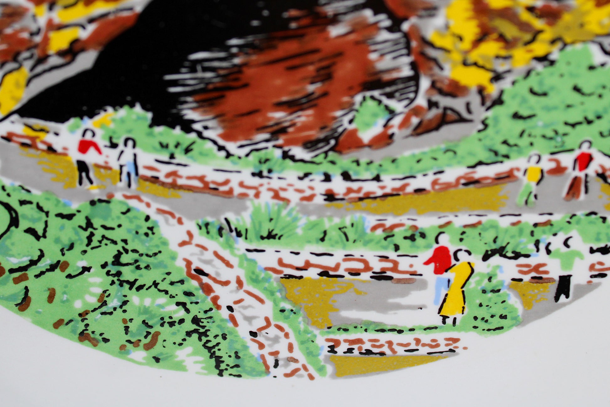 Carlsbad Caverns National Park, New Mexico, Souvenir Dinner Plate