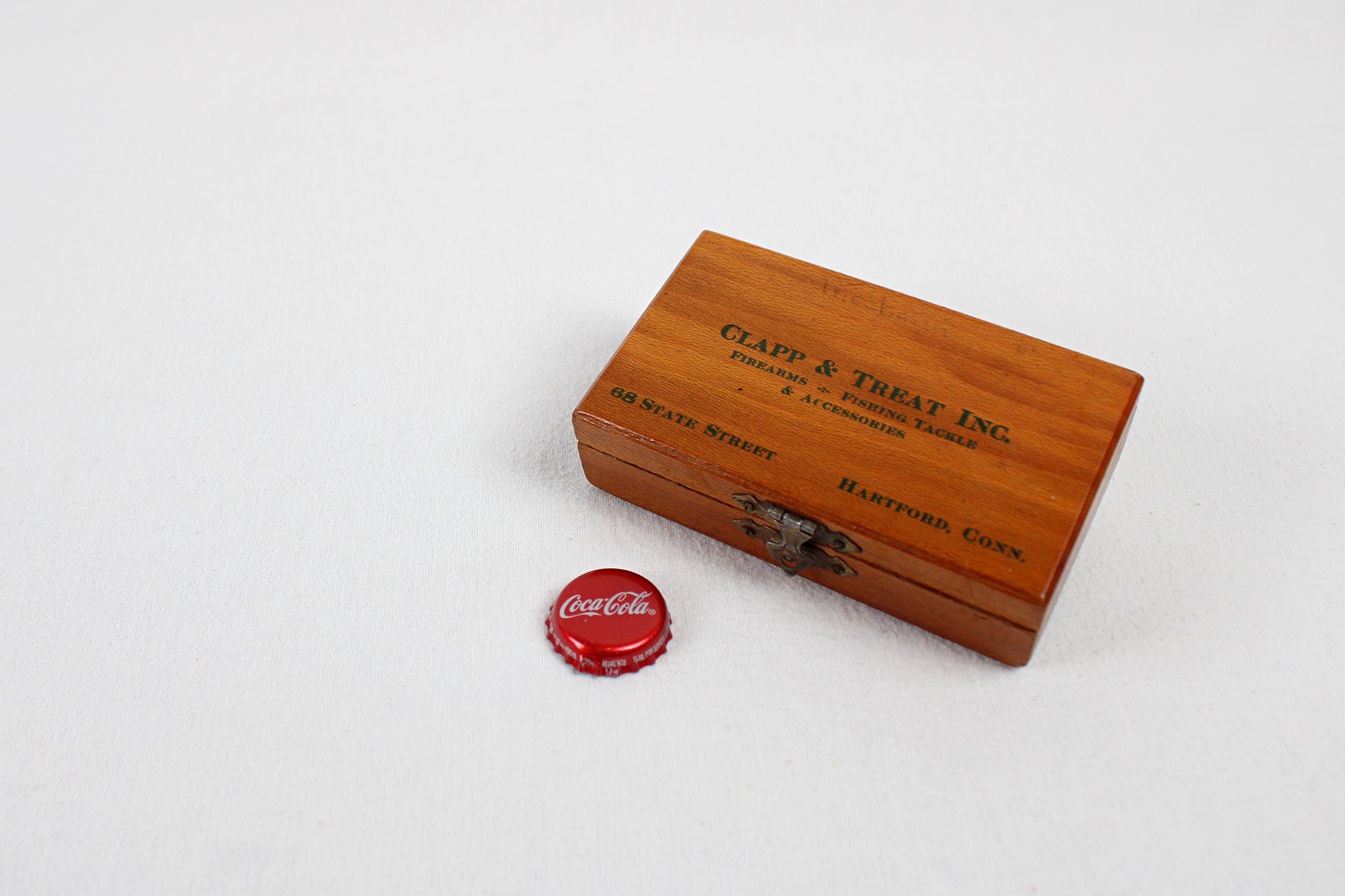 Connecticut Connected .22 Caliber Bullet Storage Wooden Ammo Box