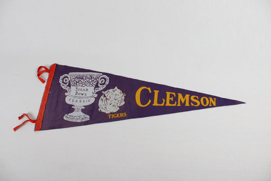 Clemson Tigers 1959 Sugar Bowl Classic Pennant