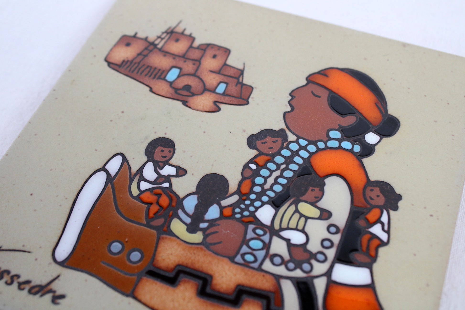 Cleo Teissedre First Nations Of The Southwest Tiles