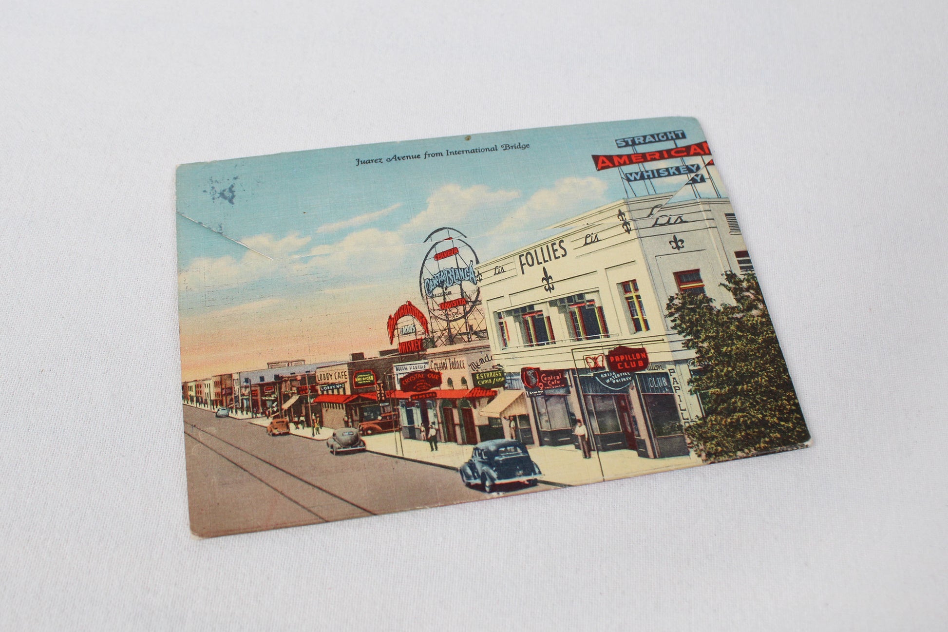 Souvenir Folder of Ciudad Juarez Old Mexico / Accordion Postcard Set