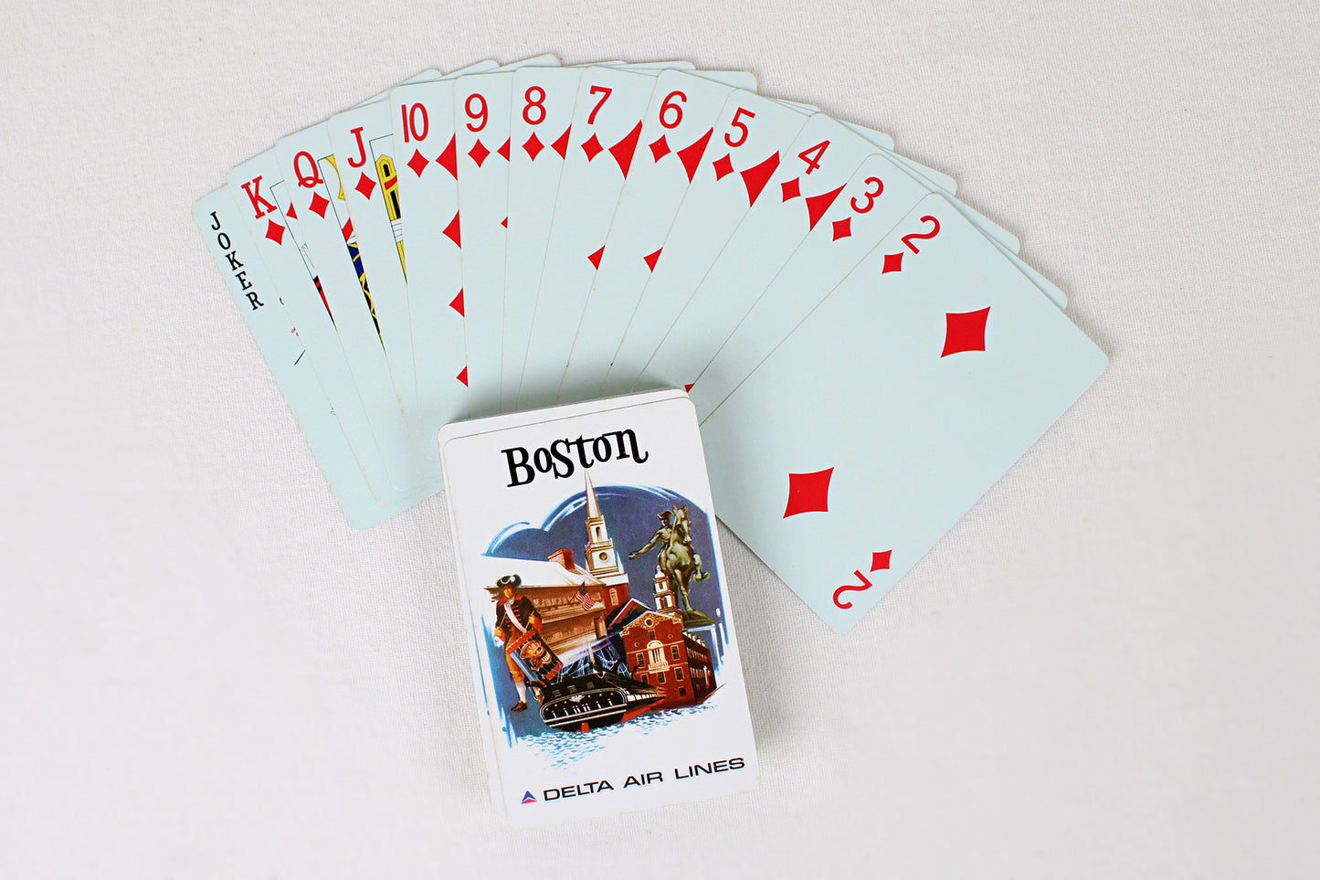 Delta Air Lines Boston Souvenir Playing Card Deck
