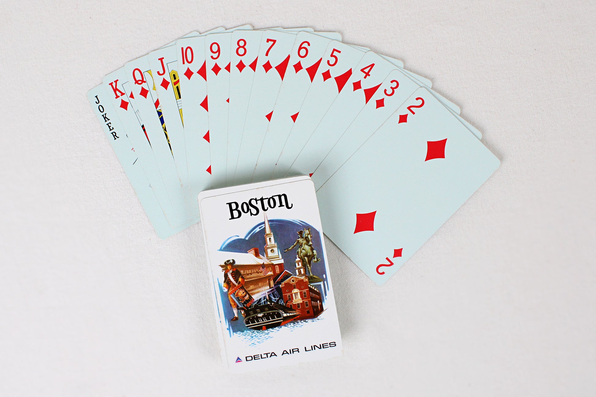 Delta Air Lines Boston Souvenir Playing Card Deck