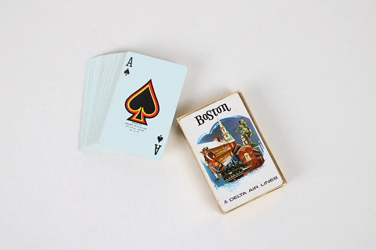 Delta Air Lines Boston Souvenir Playing Card Deck