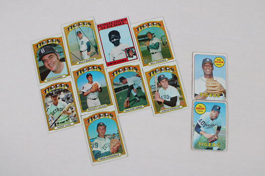 Detroit Tigers: 1969-1972 Topps Baseball Card Pack