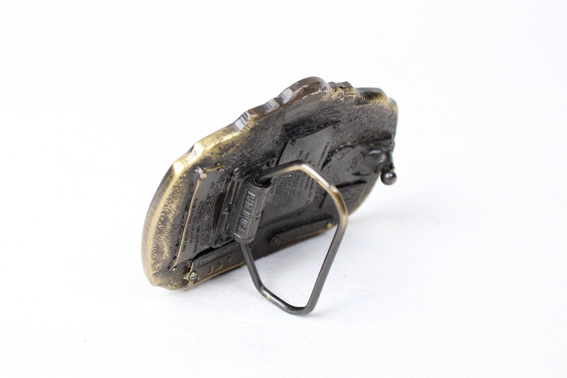 Durango & Silverton Colorado Rail Line Heavy Metal Belt Buckle