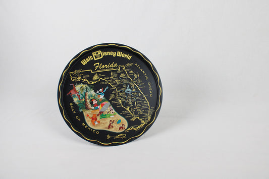 Florida Walt Disney World Souvenir Metal Serving Tray