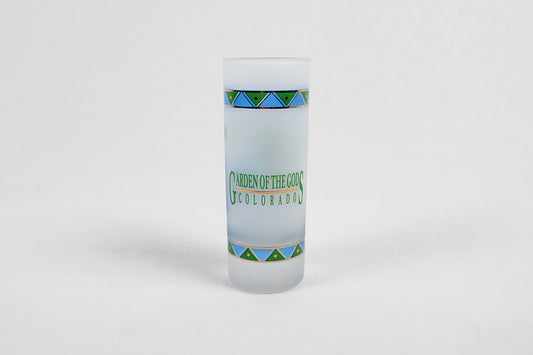 Colorado Garden Of The Gods Tall Frosted Shot Glass
