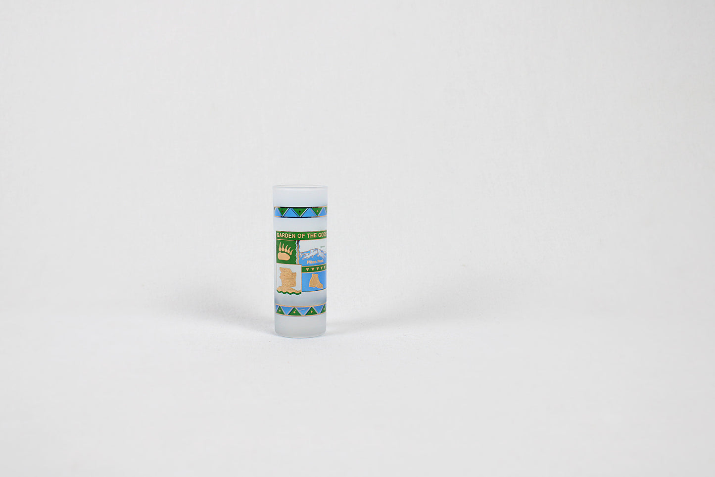 Colorado Garden Of The Gods Tall Frosted Shot Glass