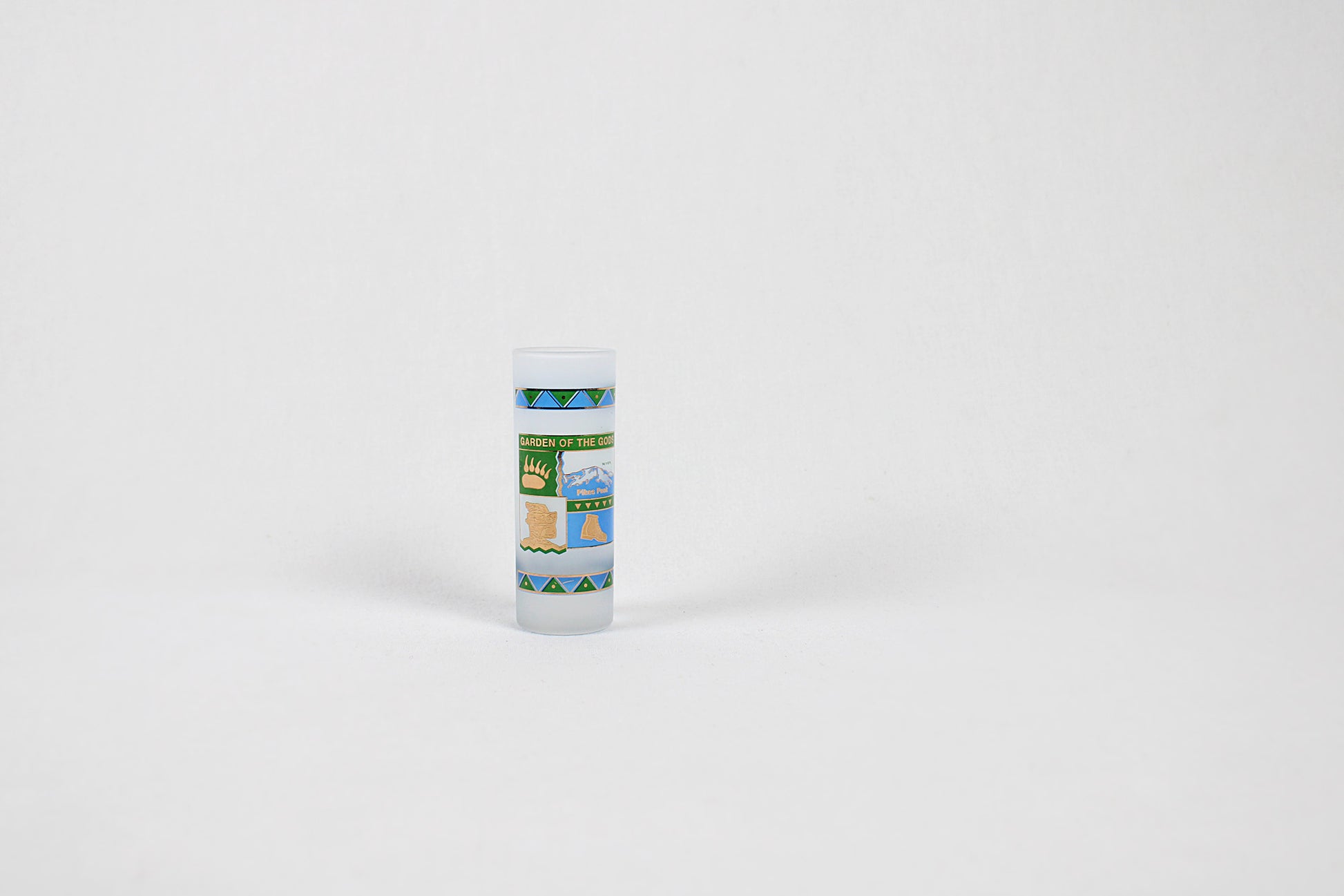 Colorado Garden Of The Gods Tall Frosted Shot Glass