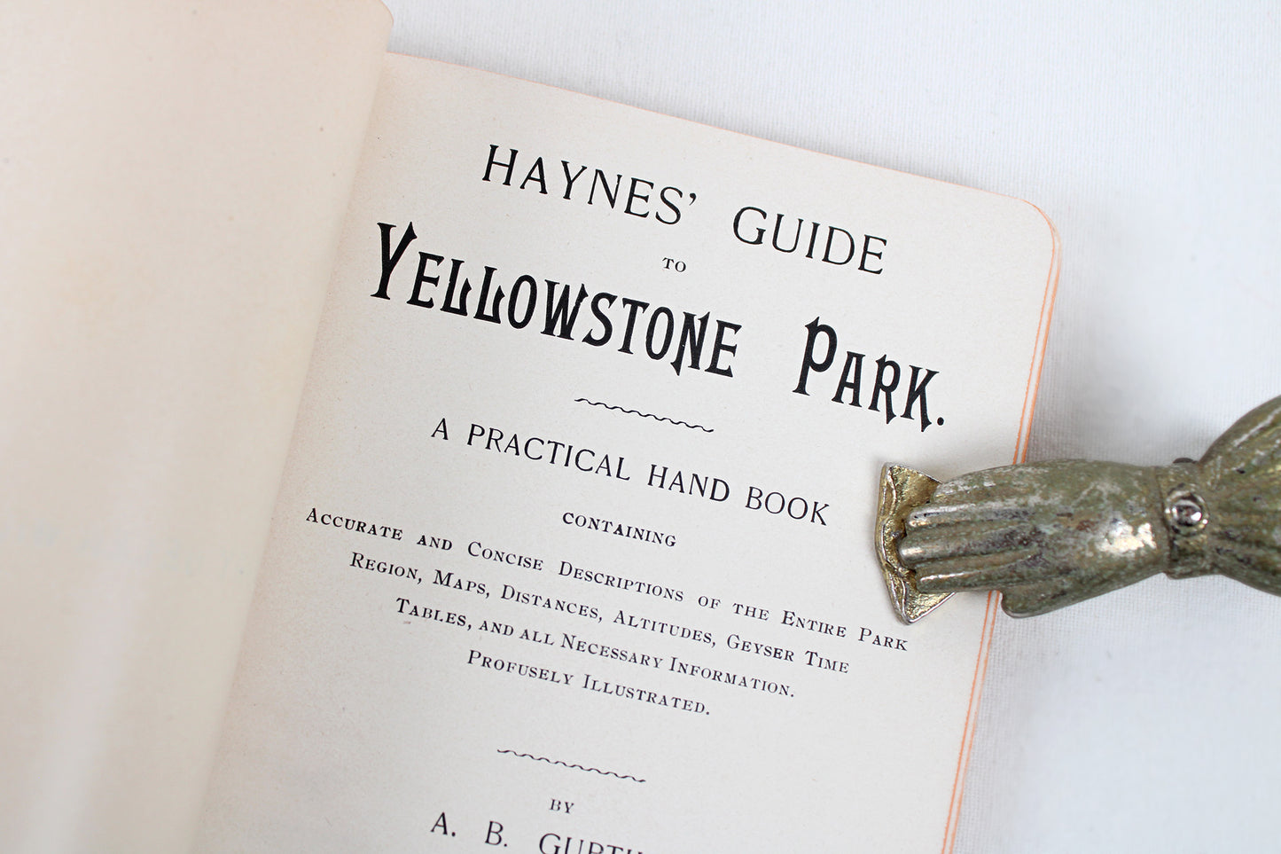 Haynes Guide Yellowstone (National) Park, Illustrated (1898 ed.)