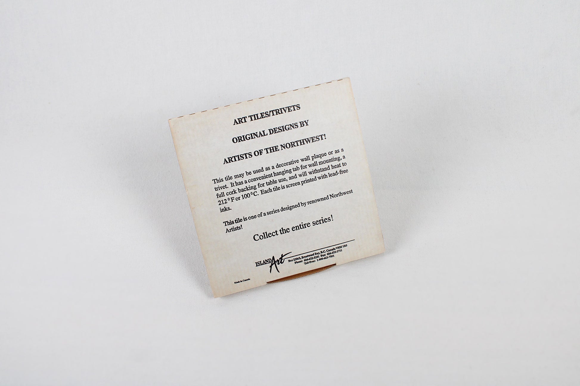 Jody Wilson Coast Salish Artist Ceramic Trivet: Killerwhale Orca