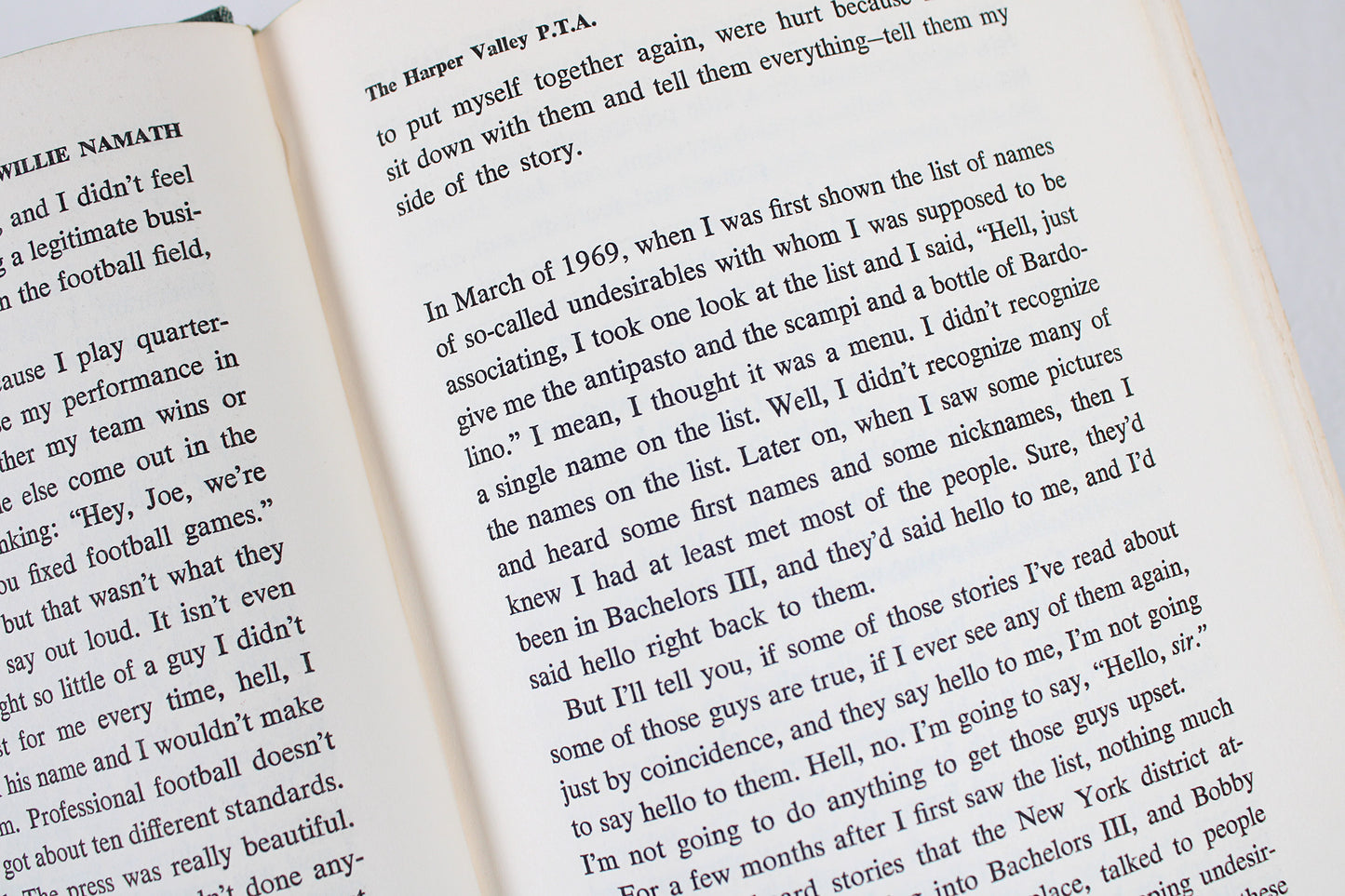 Joe Willie Namath Autobiography: I Can’t Wait Until Tomorrow …