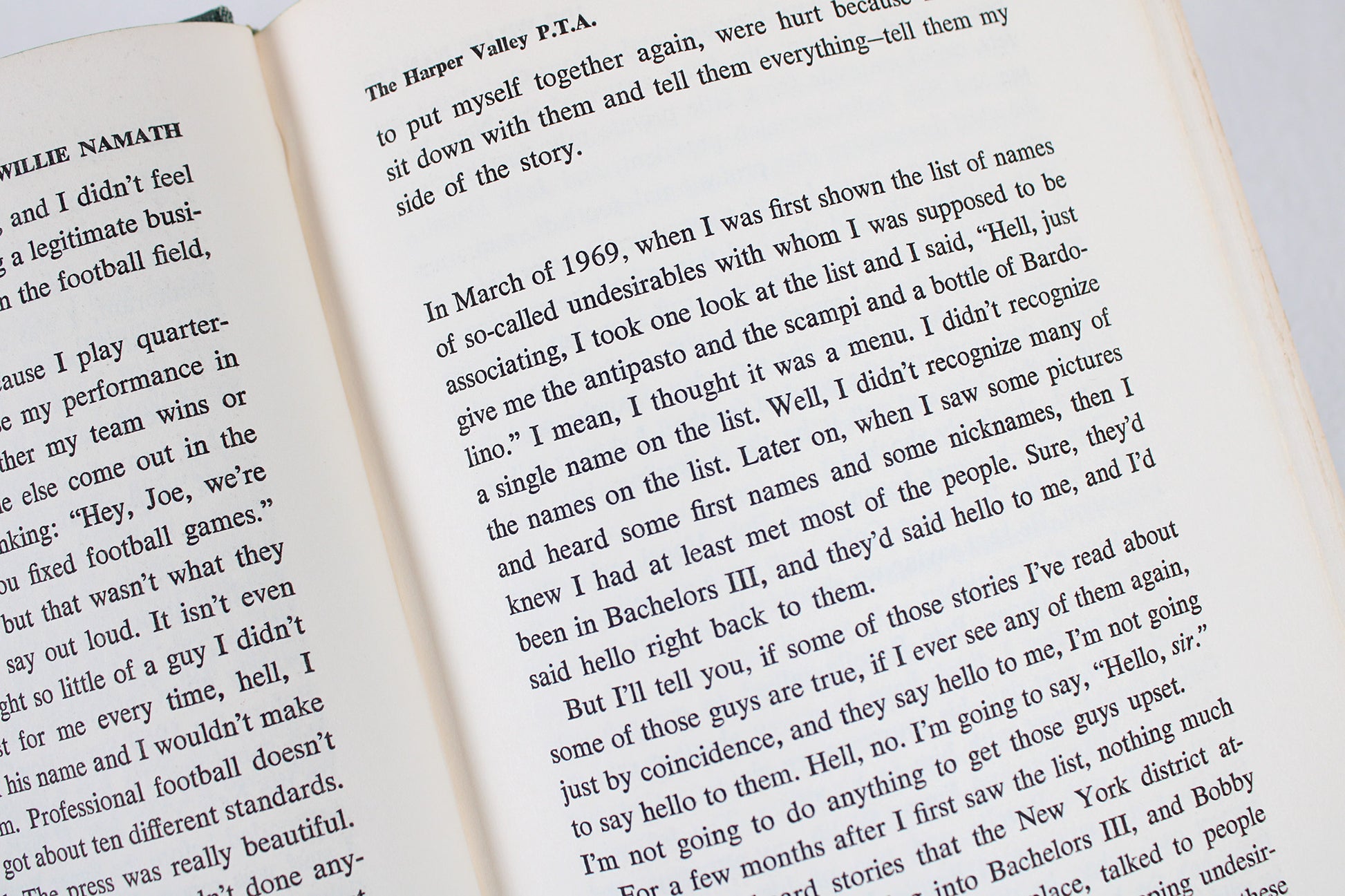 Joe Willie Namath Autobiography: I Can’t Wait Until Tomorrow …