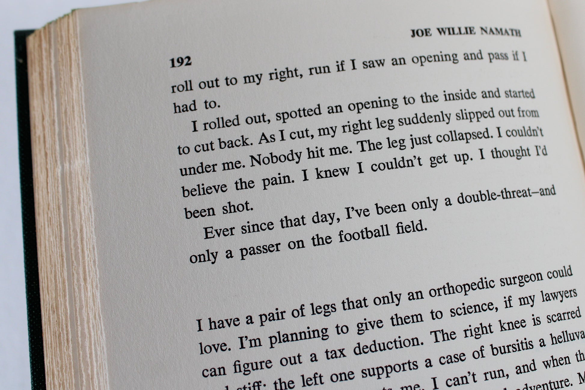 Joe Willie Namath Autobiography: I Can’t Wait Until Tomorrow …