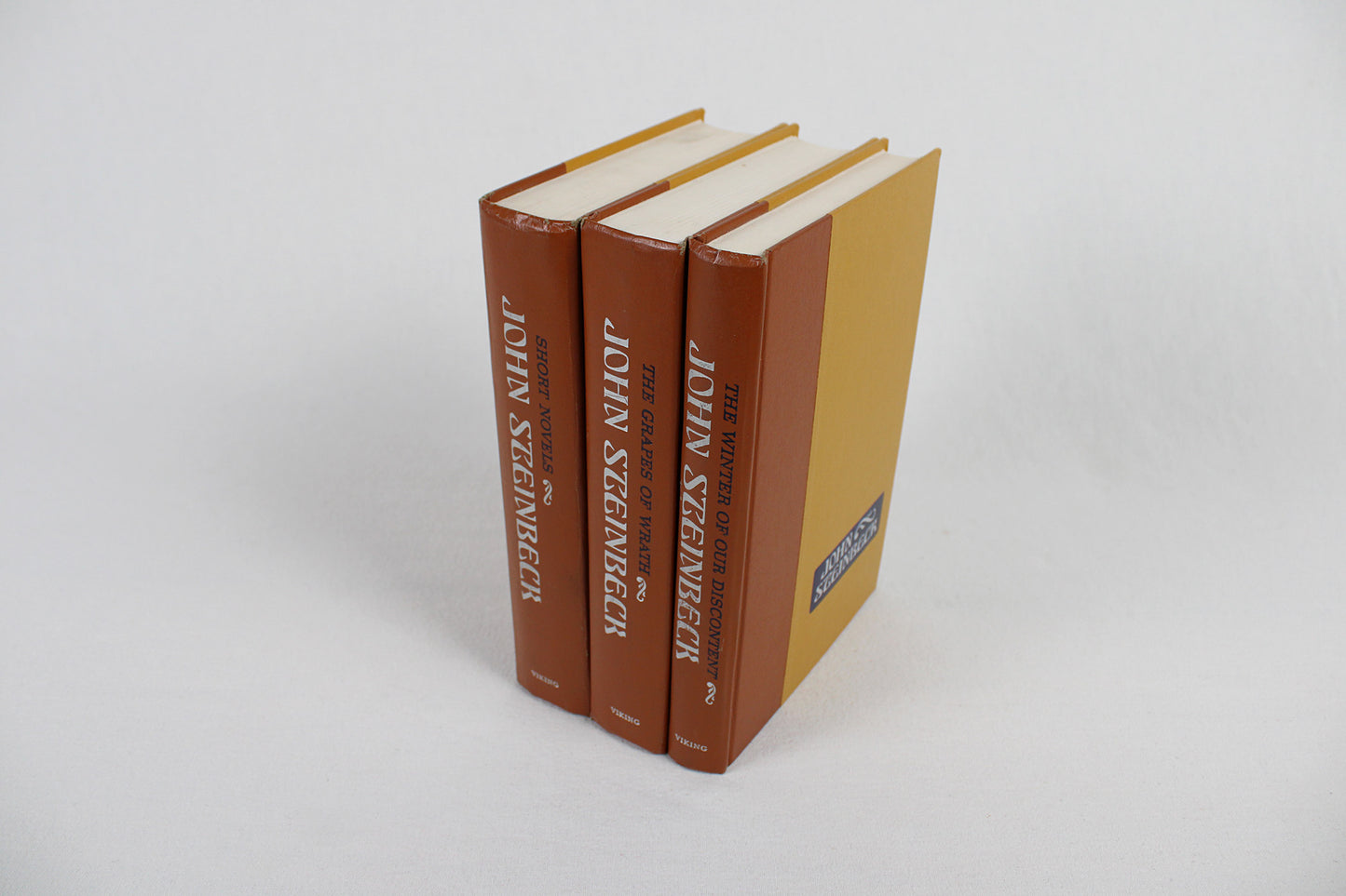 John Steinbeck 3 Volume Set: Short Novels / The Winter of Our Discontent / The Grapes of Wrath