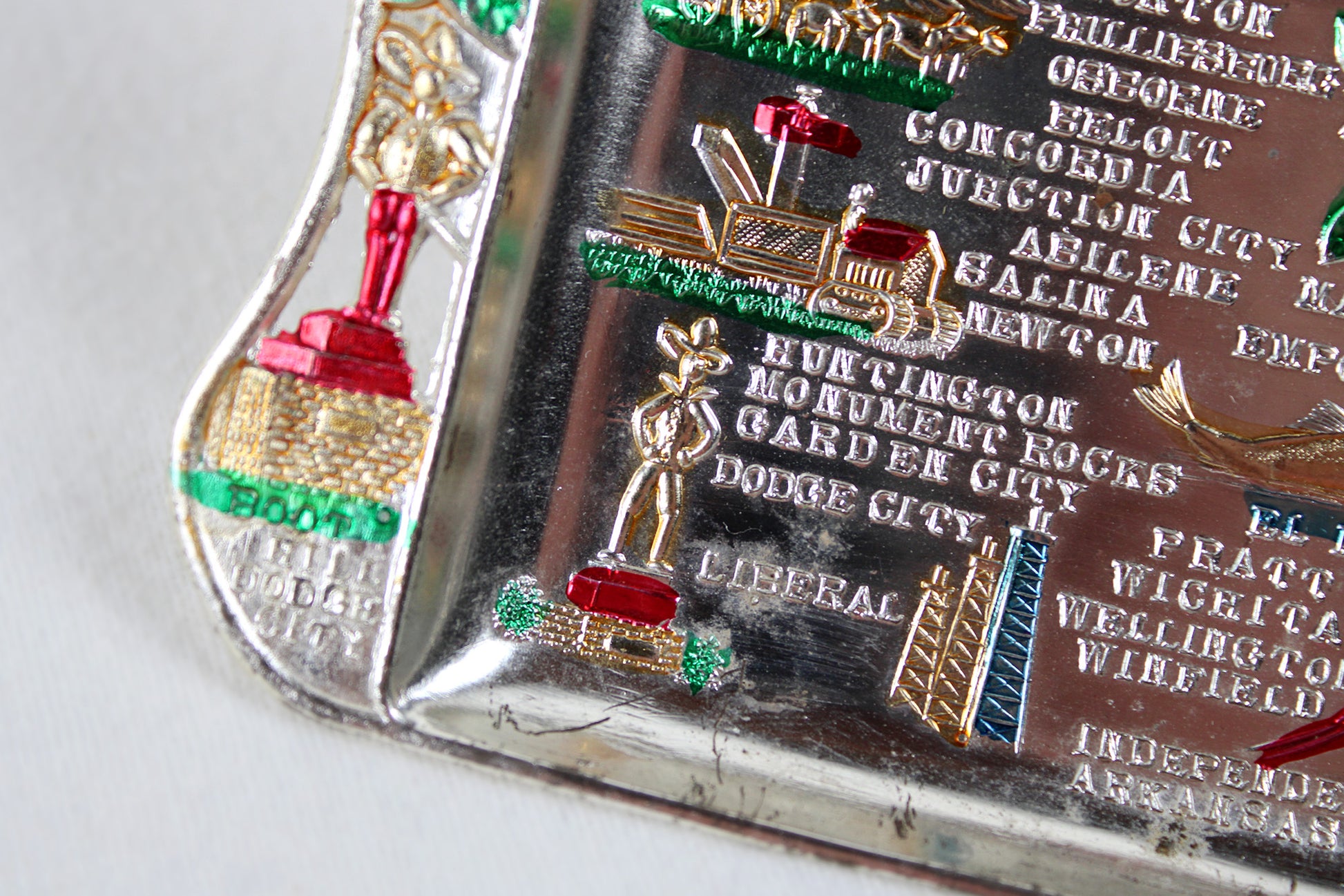 Kansas Small Metal Tray Souvenir 