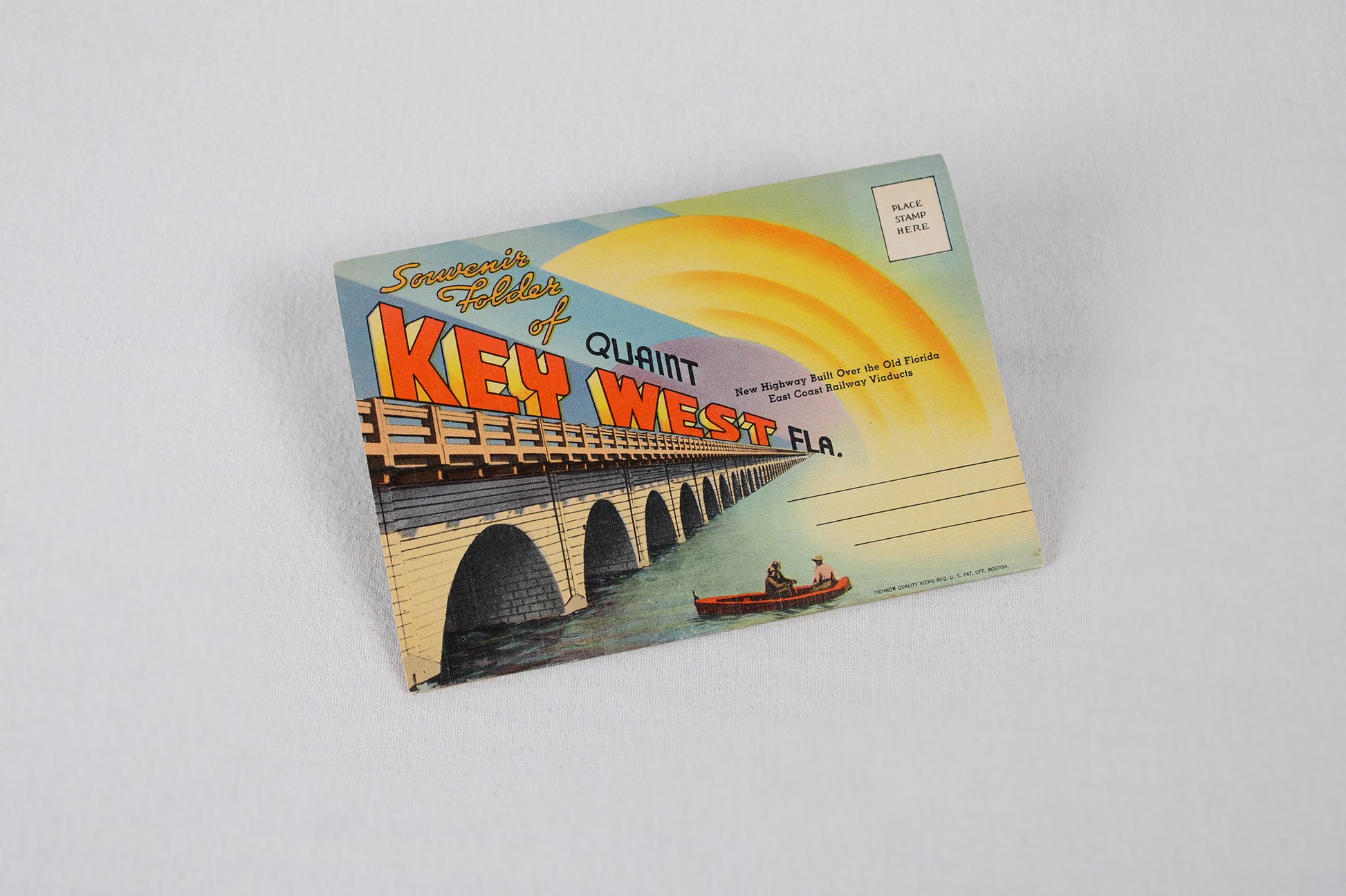 Souvenir Folder of Quaint Key West, Florida / Accordion Postcard Set
