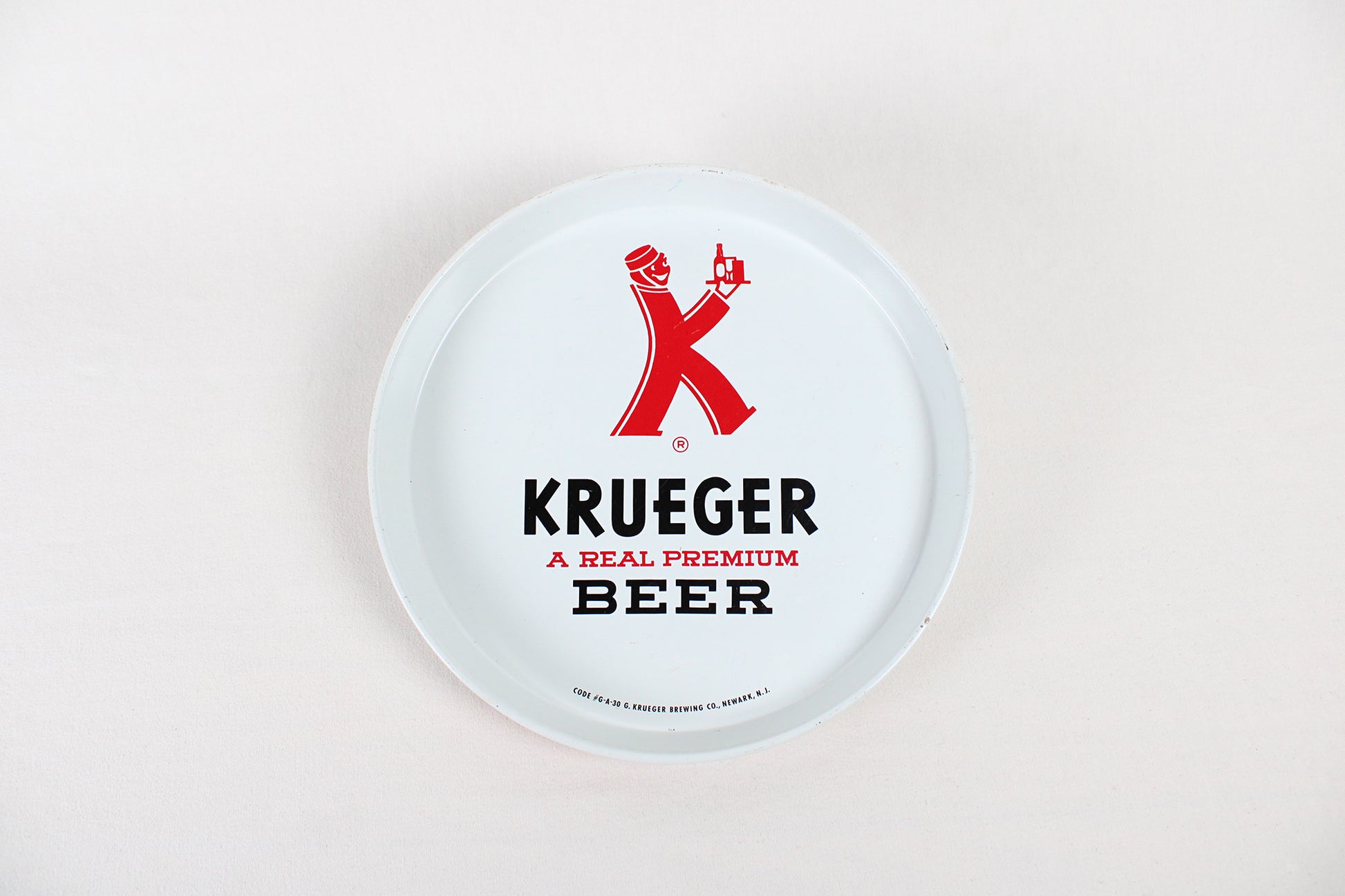 Krueger Real Premium Beer Metal Bar Tray