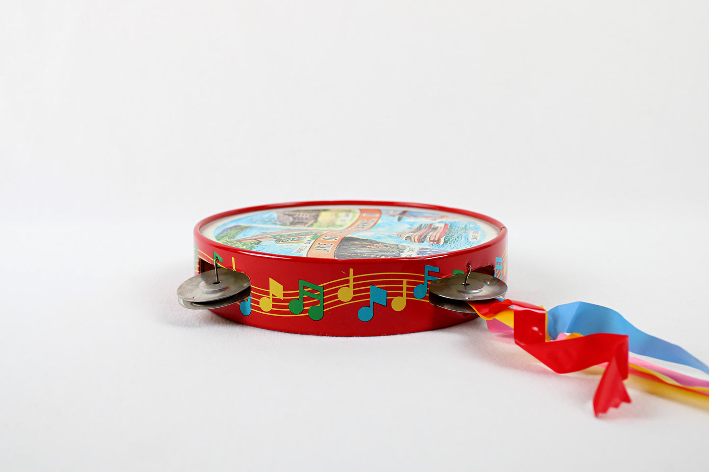 Missouri’s Lake Of The Ozarks Tin Tambourine With Tourist Attractions