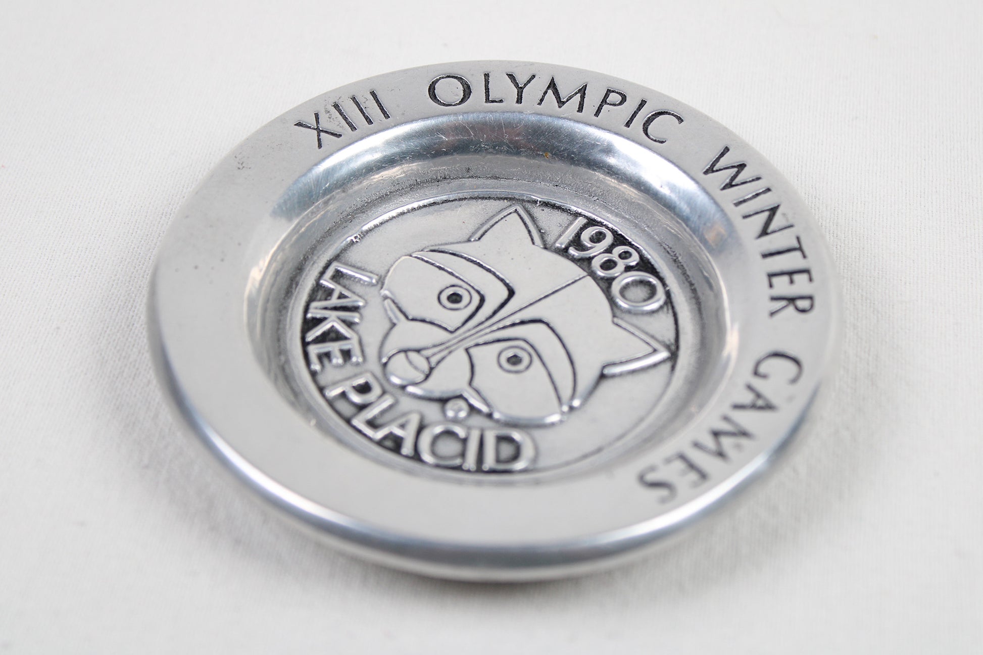 1980 Lake Placid XIII Olympic Winter Games Metal Tray