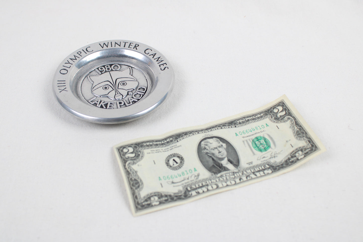 1980 Lake Placid XIII Olympic Winter Games Metal Tray