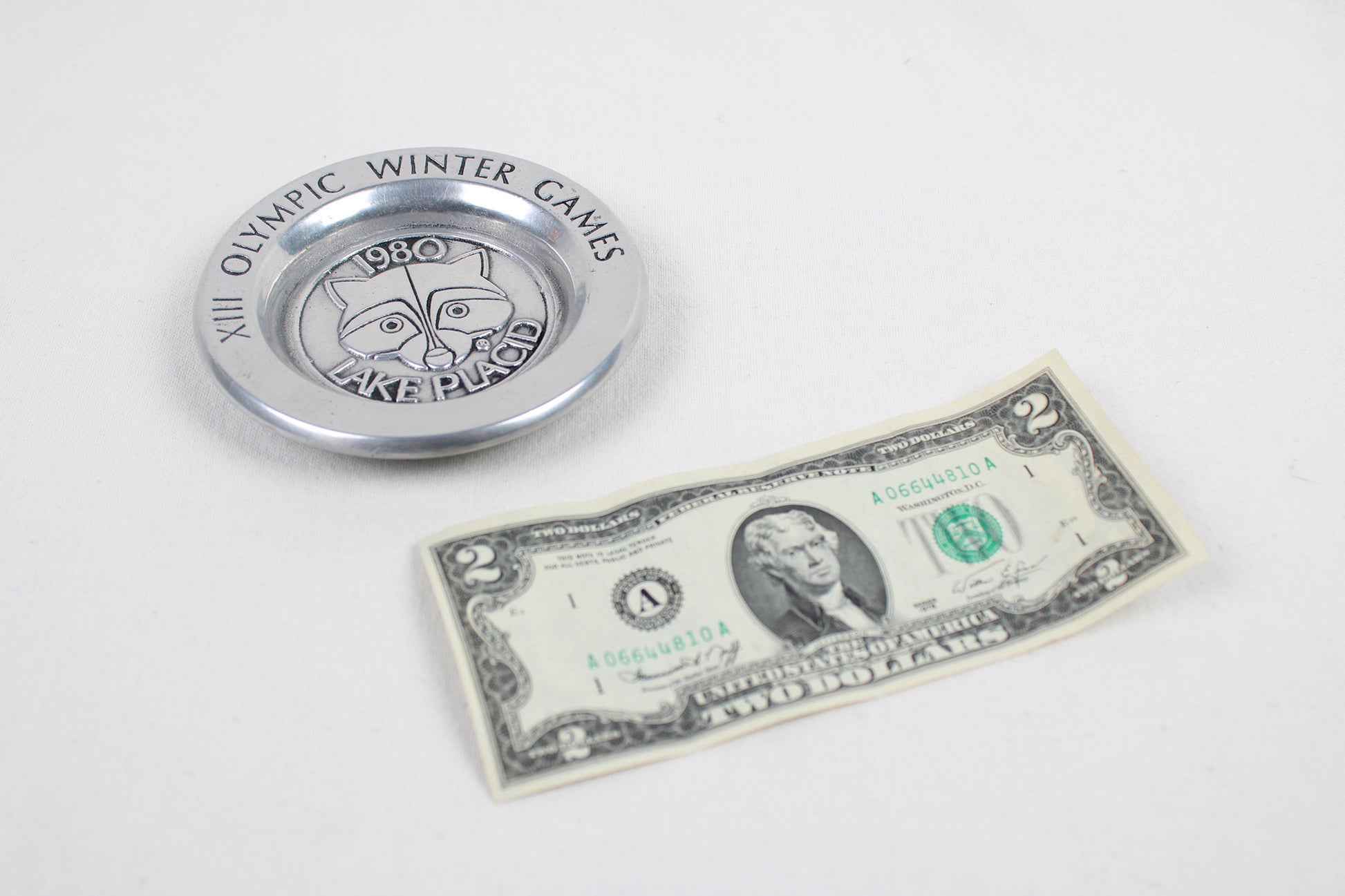 1980 Lake Placid XIII Olympic Winter Games Metal Tray