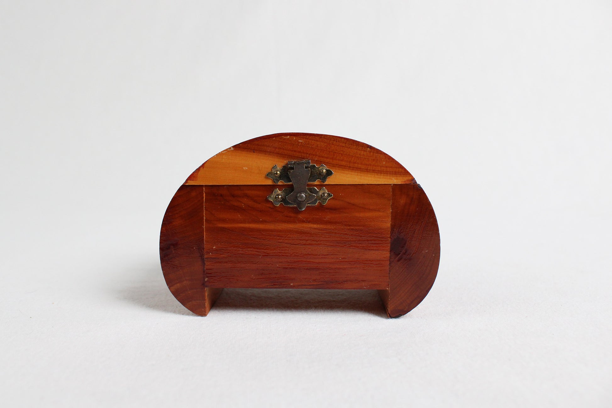 Cedarwood Trinket Box Souvenir of Lincoln’s New Salem, Illinois