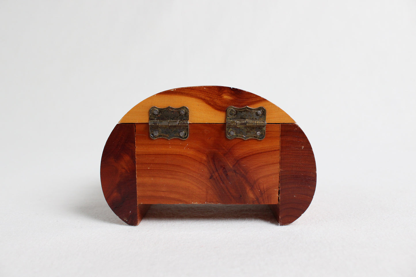 Cedarwood Trinket Box Souvenir of Lincoln’s New Salem, Illinois
