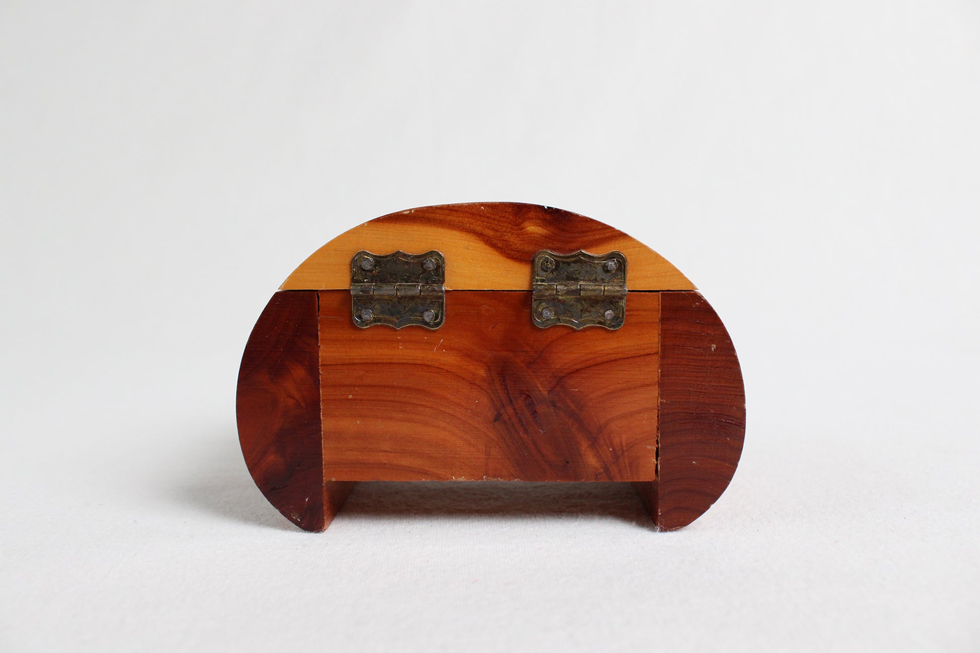 Cedarwood Trinket Box Souvenir of Lincoln’s New Salem, Illinois