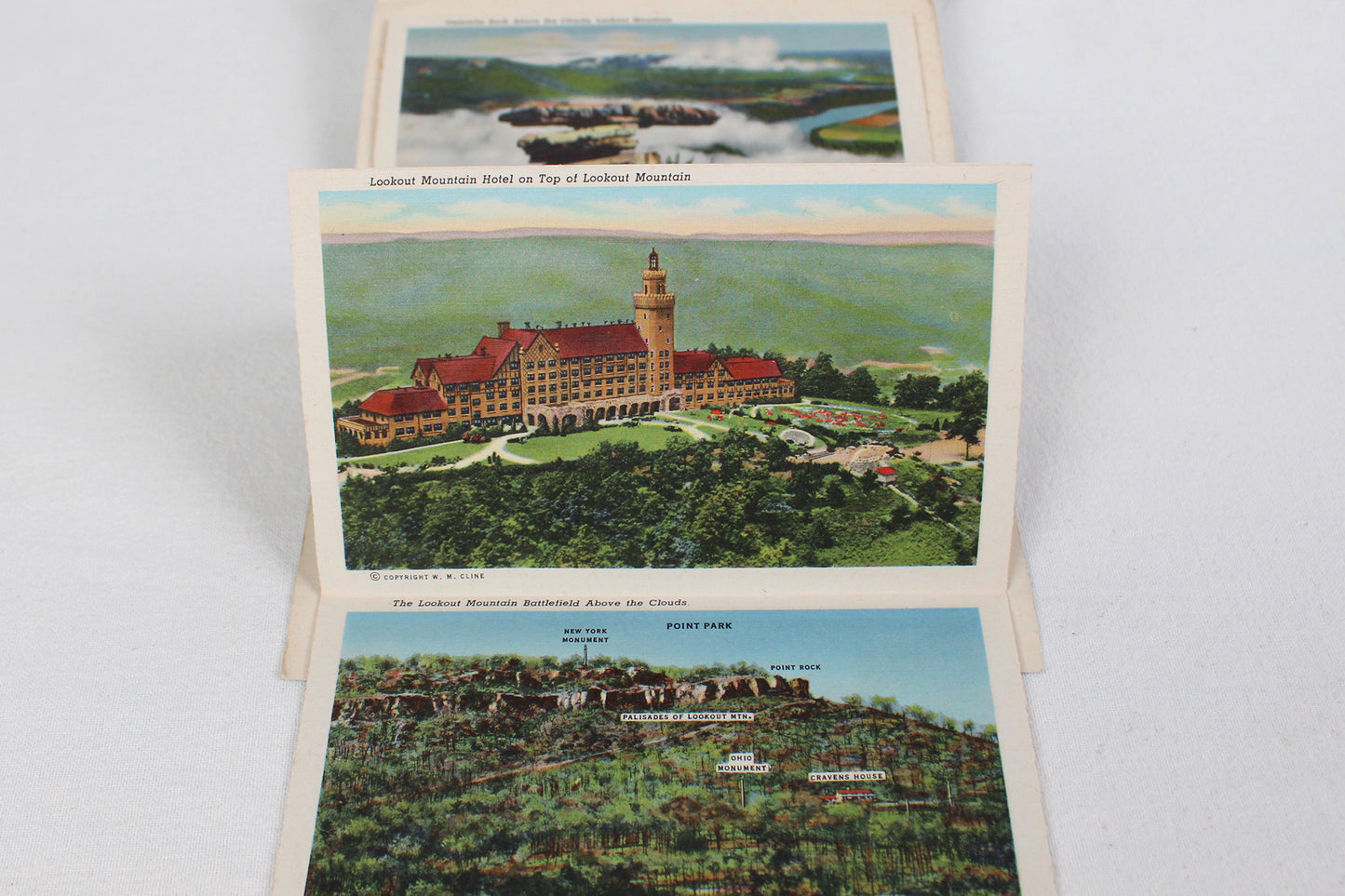 Views of Lookout Mountain Chattanooga, Tennessee / Accordion Postcard Set