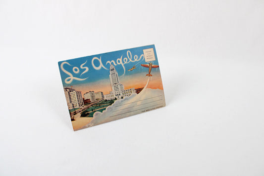 Los Angeles / Vintage Accordion Postcard Set