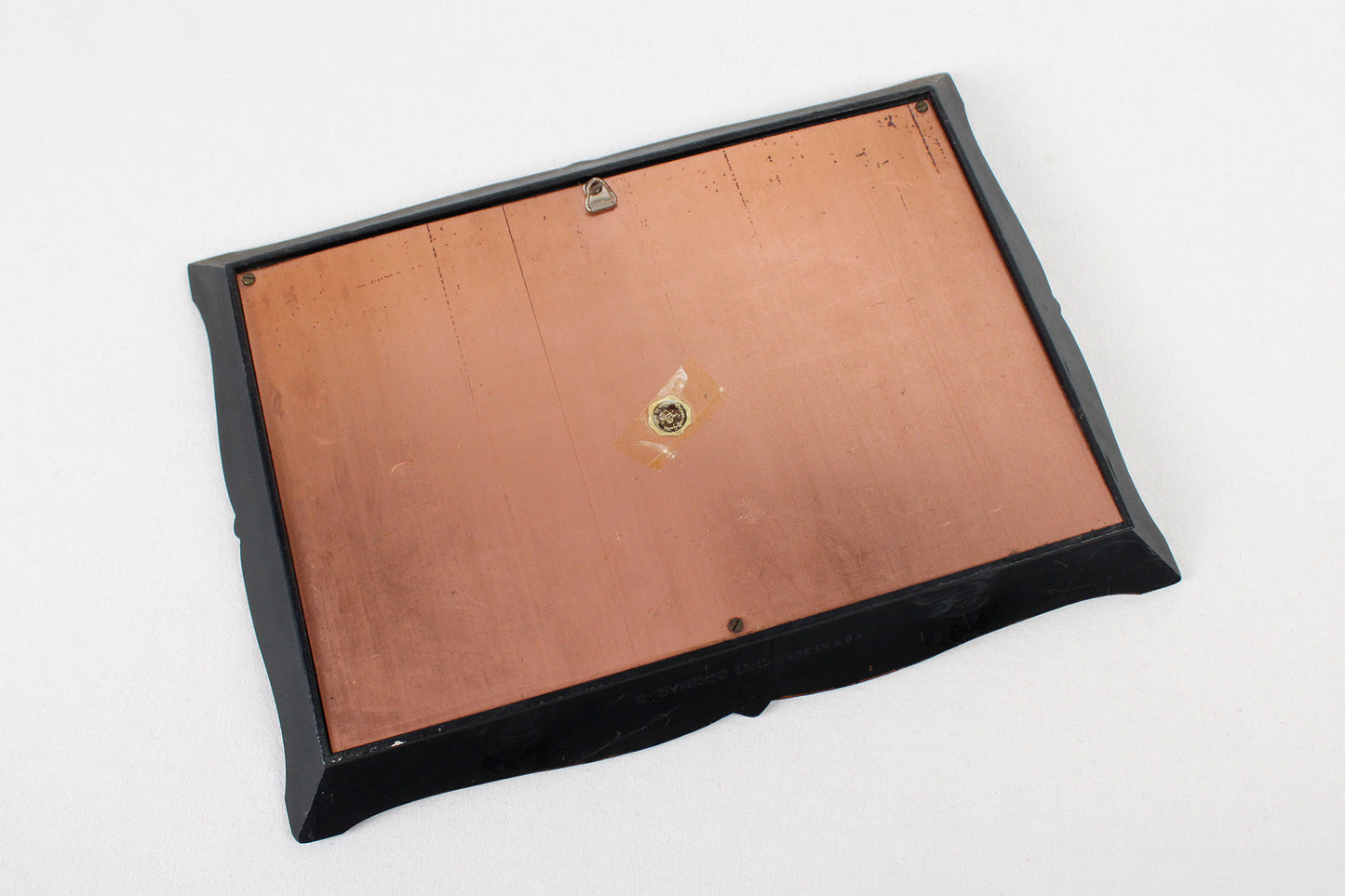 “Maple Sugar Time” 3D Framed Plaque By Coppercraft Guild Of Taunton, Massachusetts