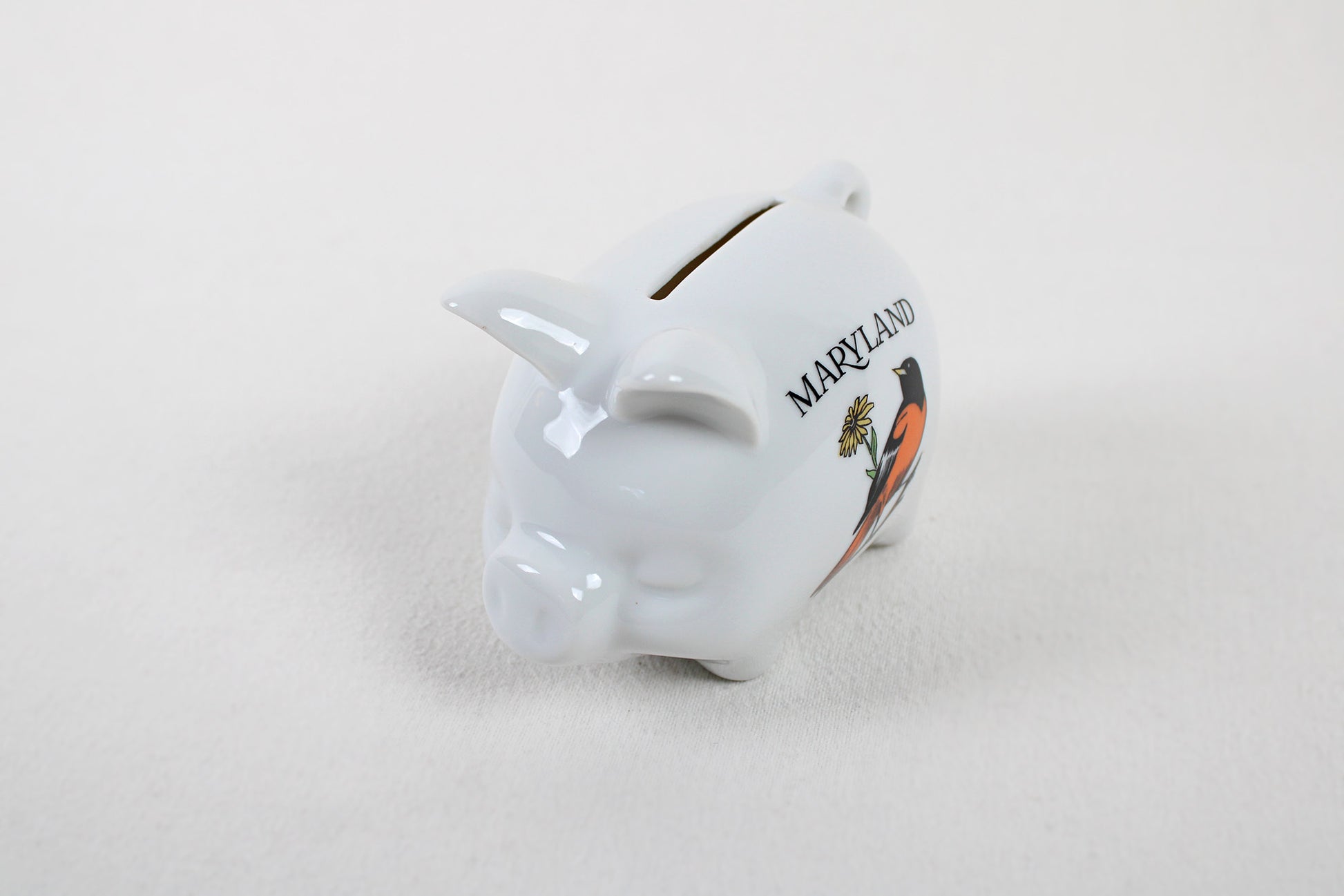 Souvenir Of Maryland Ceramic Piggy Bank