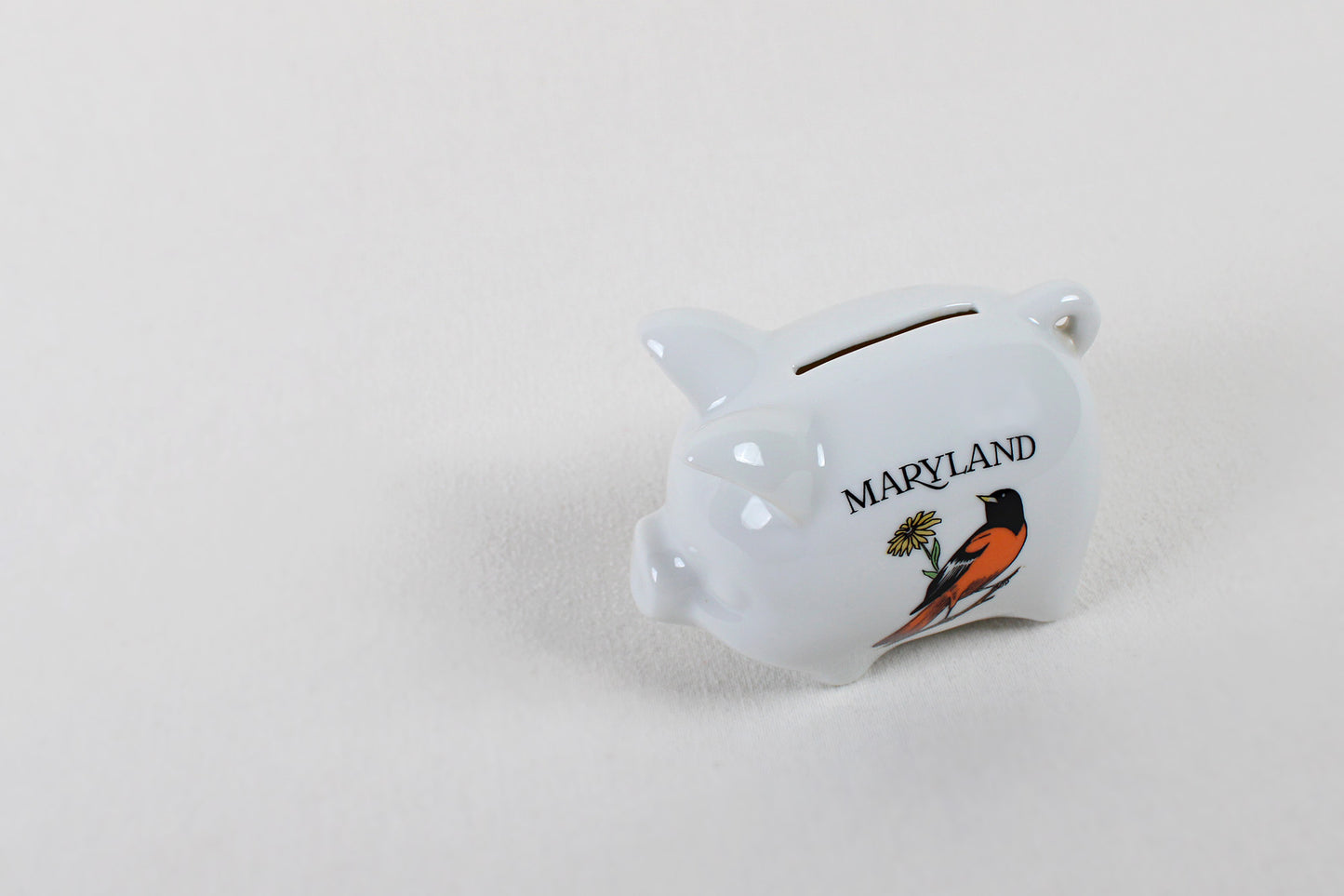 Souvenir Of Maryland Ceramic Piggy Bank