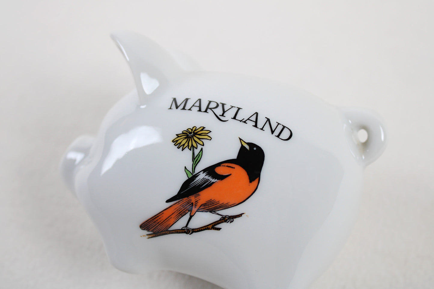 Souvenir Of Maryland Ceramic Piggy Bank