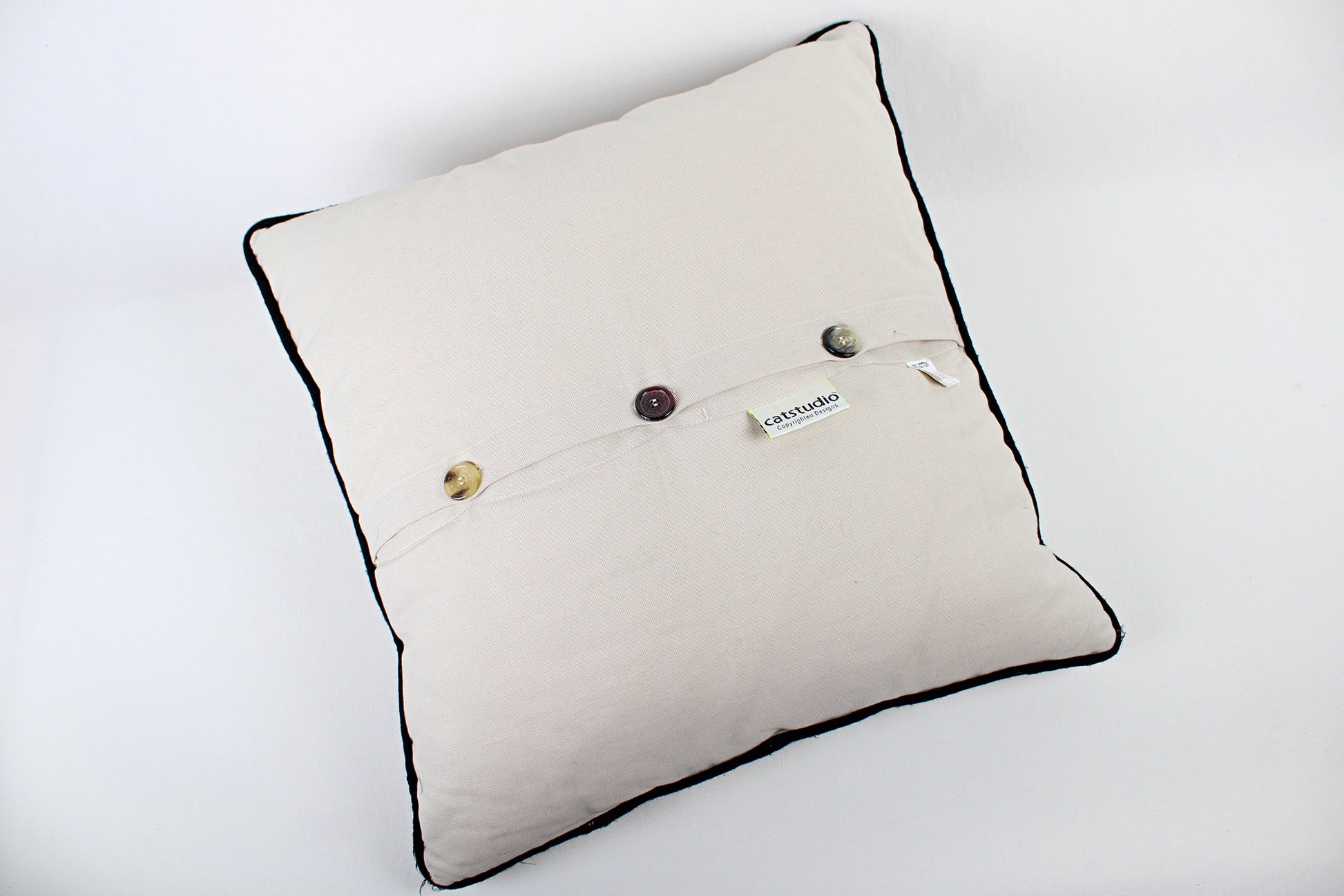 Michigan Embroidered Throw Pillow With Fun Map Of State Attractions