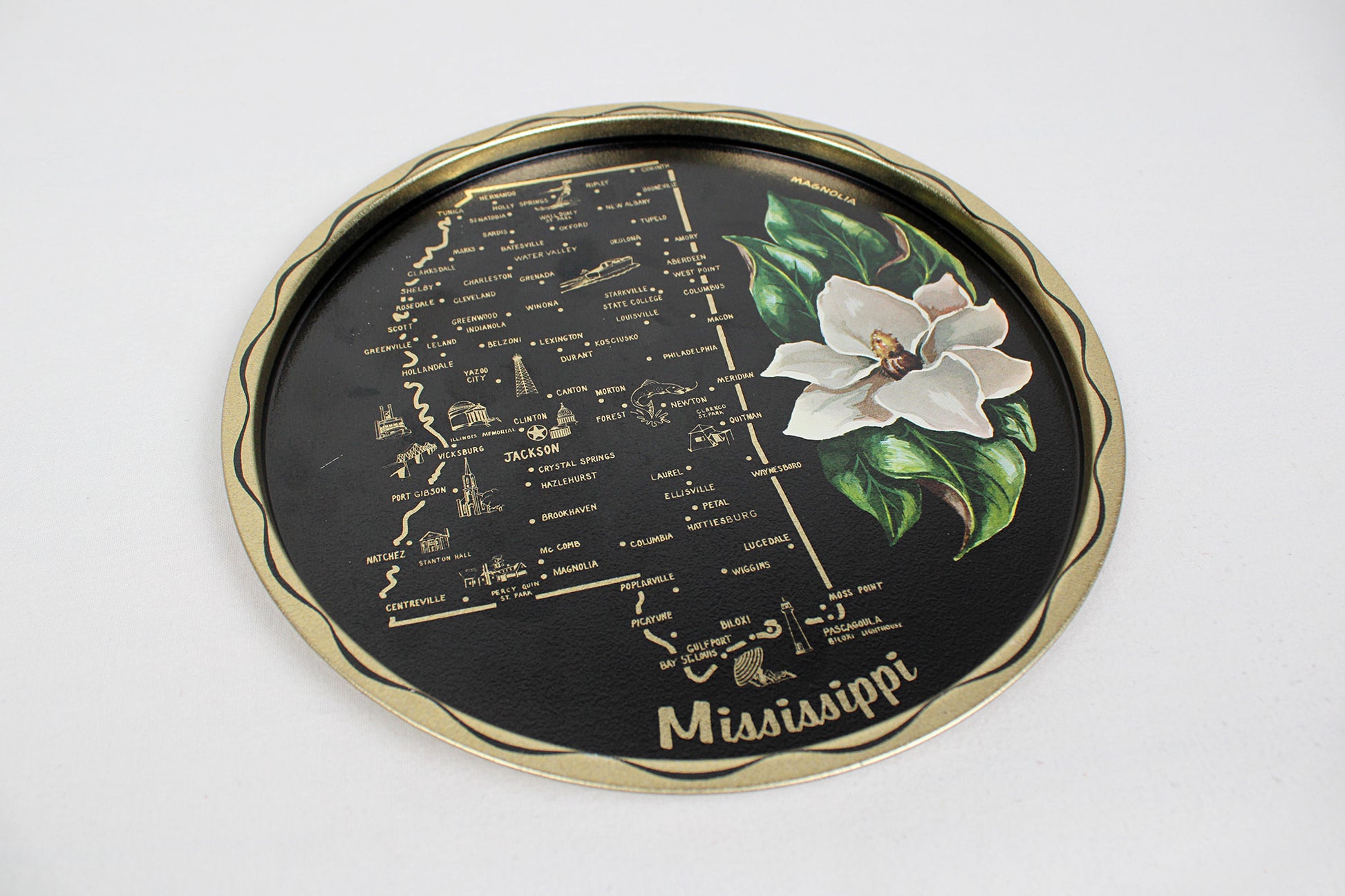 Mississippi Souvenir Metal Serving Tray