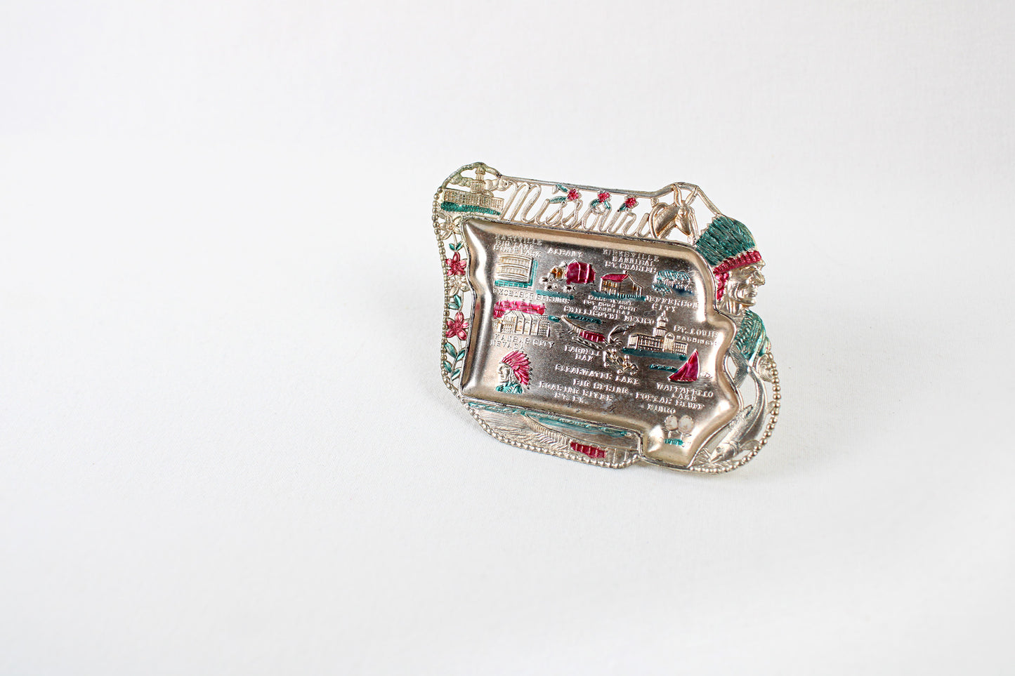 Missouri Small Metal Tray Souvenir 