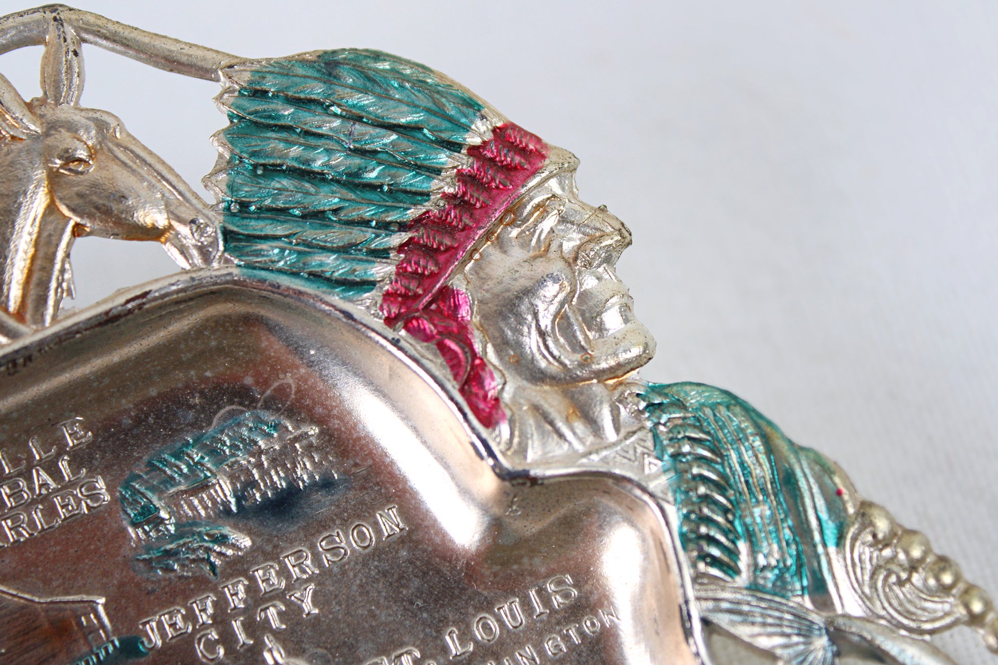 Missouri Small Metal Tray Souvenir 