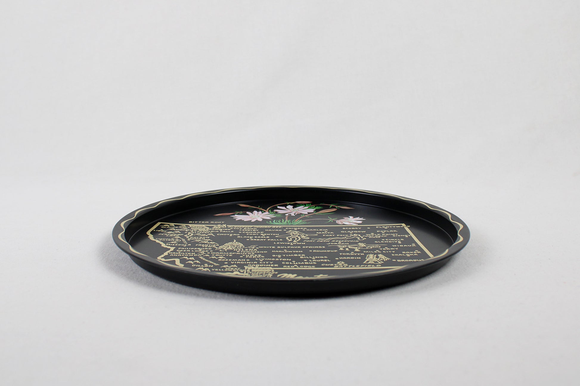 Montana Souvenir Metal Serving Tray