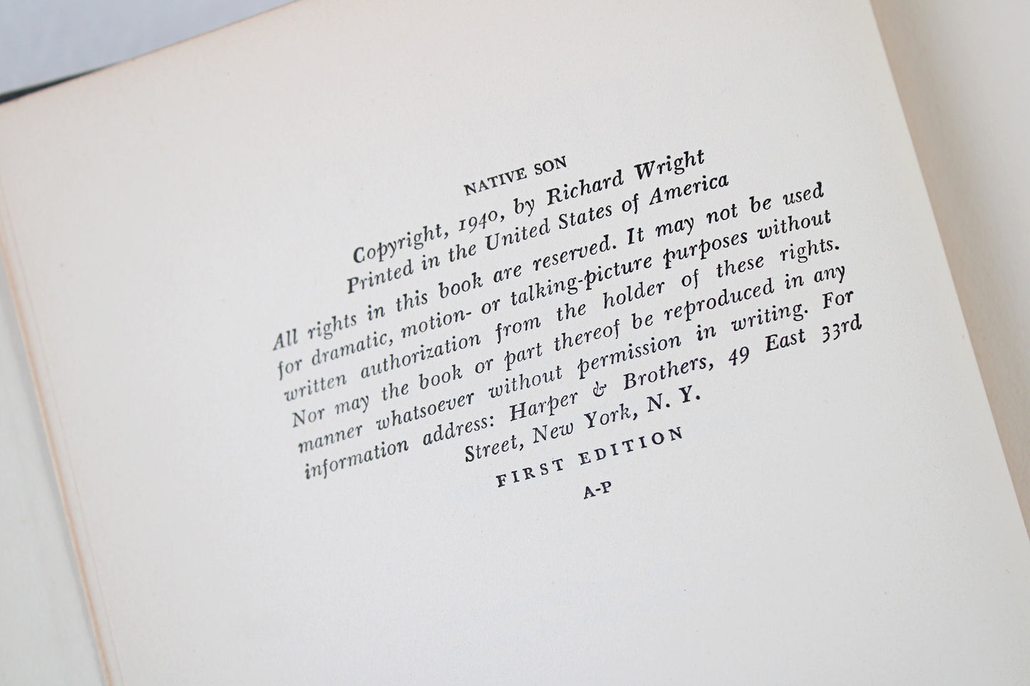 Native Son, by Richard Wright