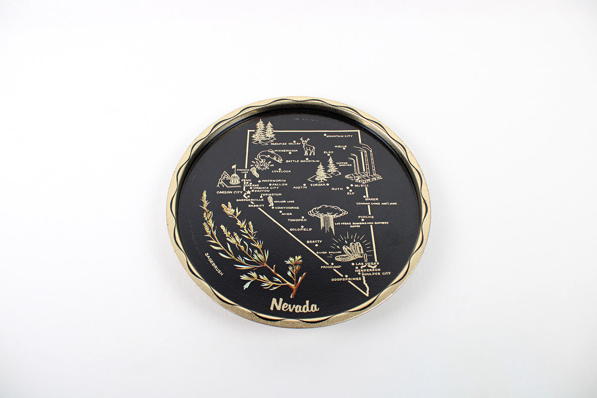 Nevada Souvenir Metal Serving Tray