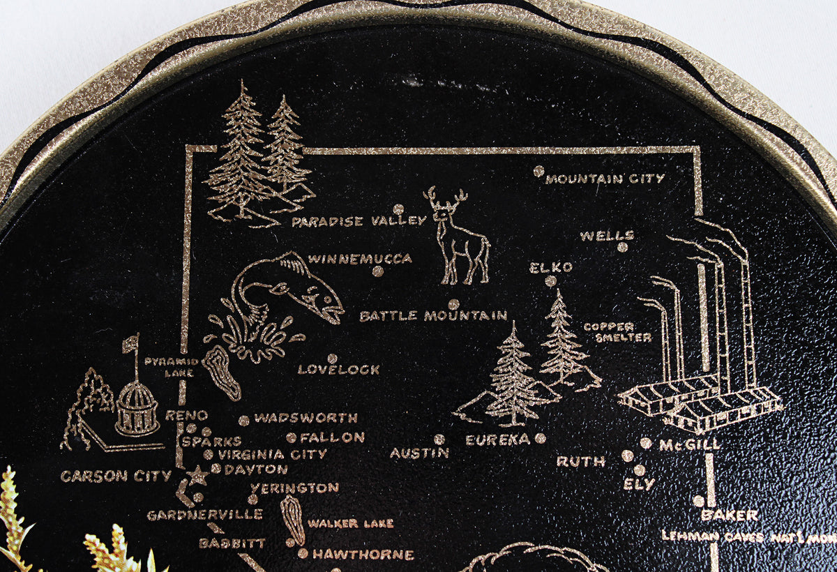 Nevada Souvenir Metal Serving Tray