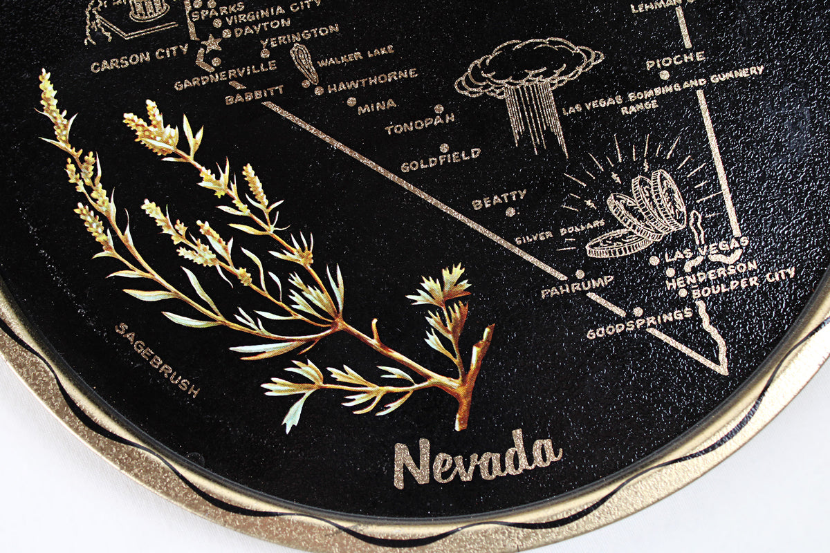 Nevada Souvenir Metal Serving Tray